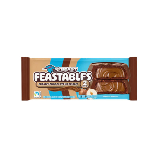 MrBeast Feastables Creamy Hazelnut Cups