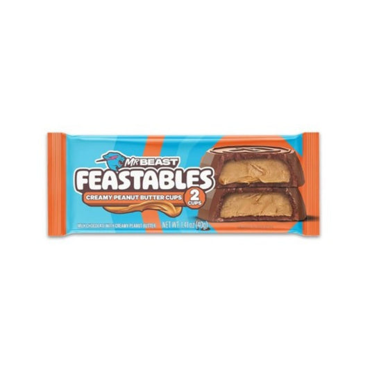 MrBeast Feastables Creamy Peanut Butter Cups