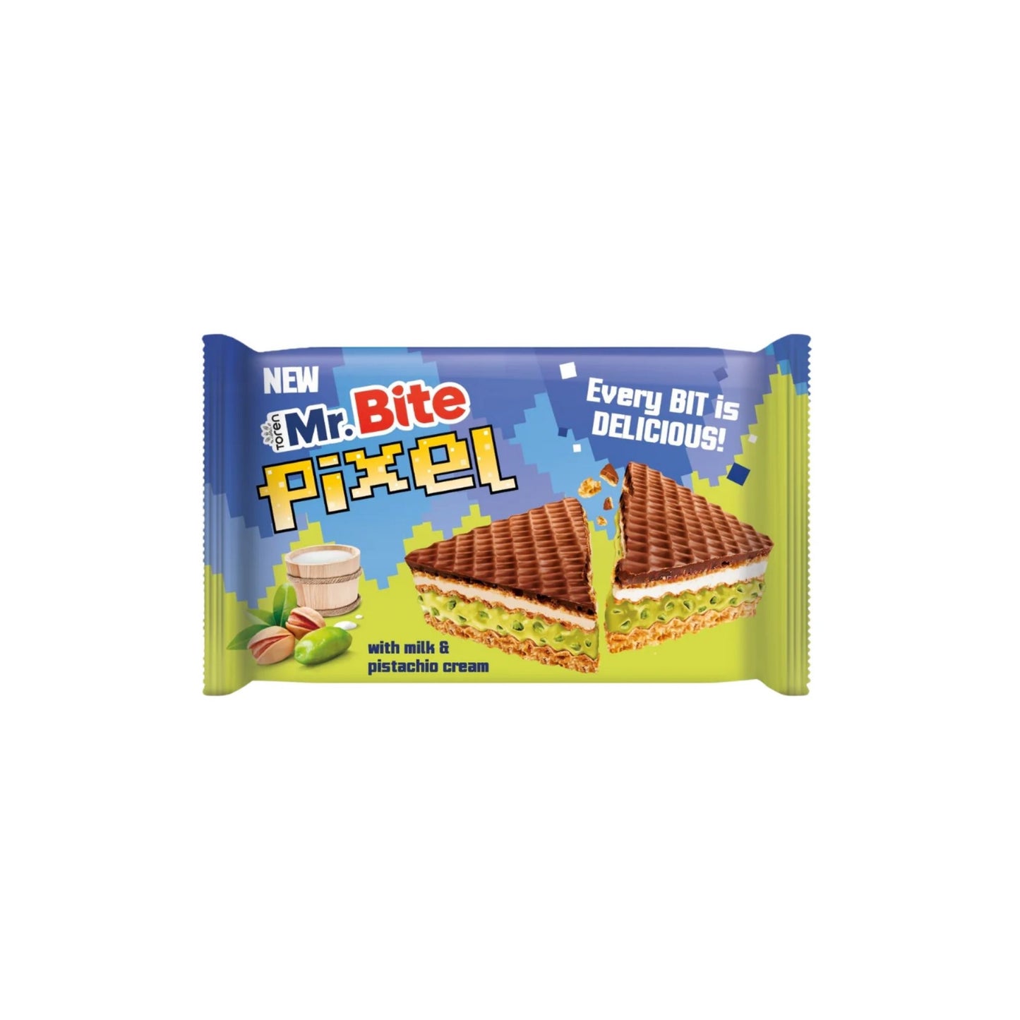 Mr Bite Pixel Pistachio