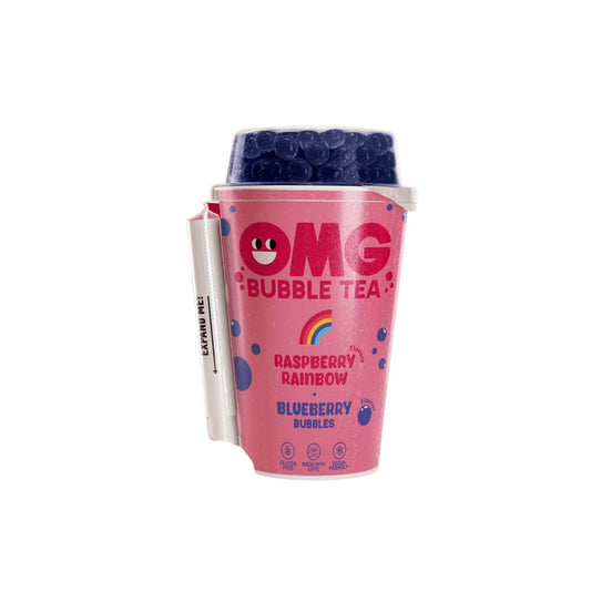 OMG Bubble Tea Raspberry Blueberry