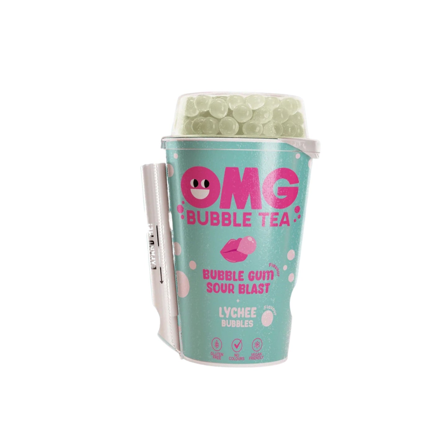 OMG Bubble Tea Bubble Gum Lychee