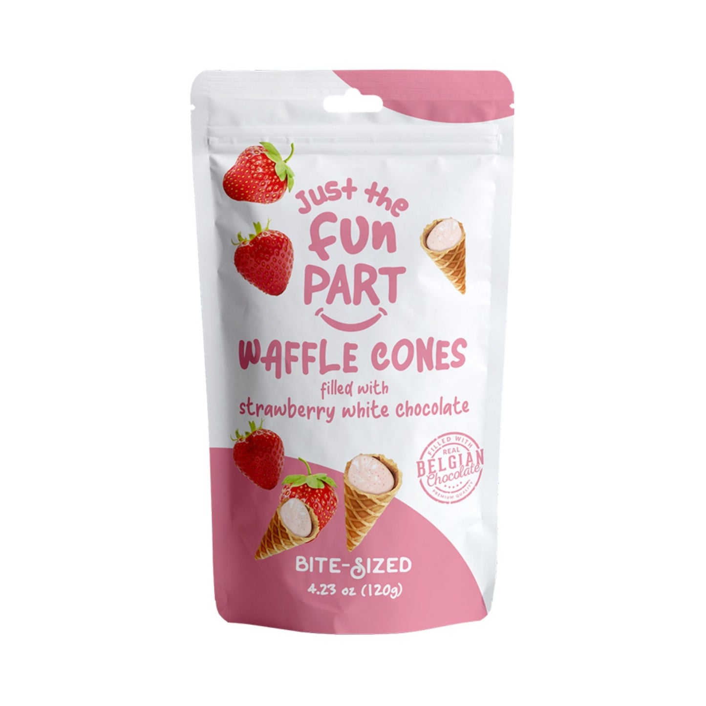 Waffle Cones Strawberry