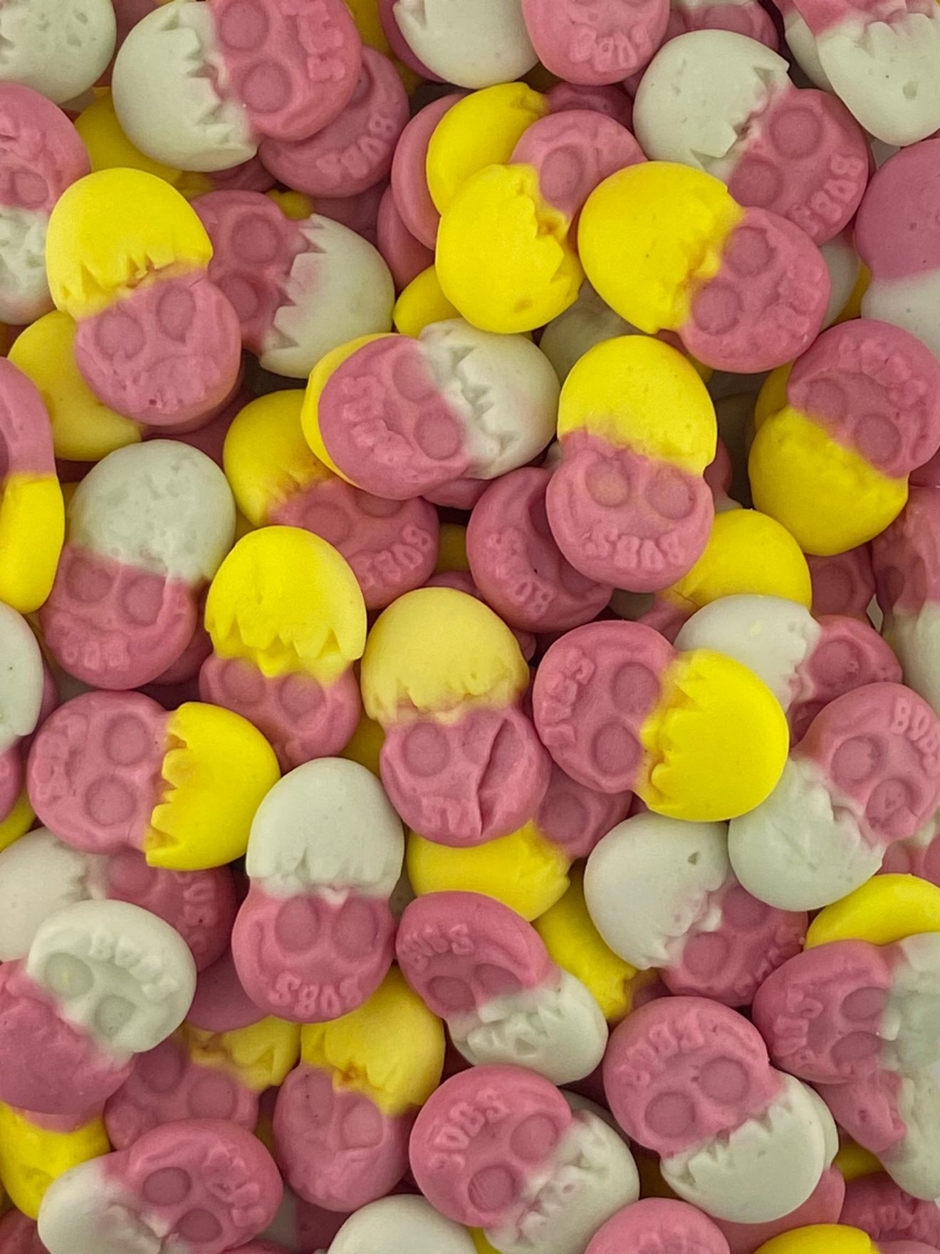 Bubs Crâne d’œuf Bonbons