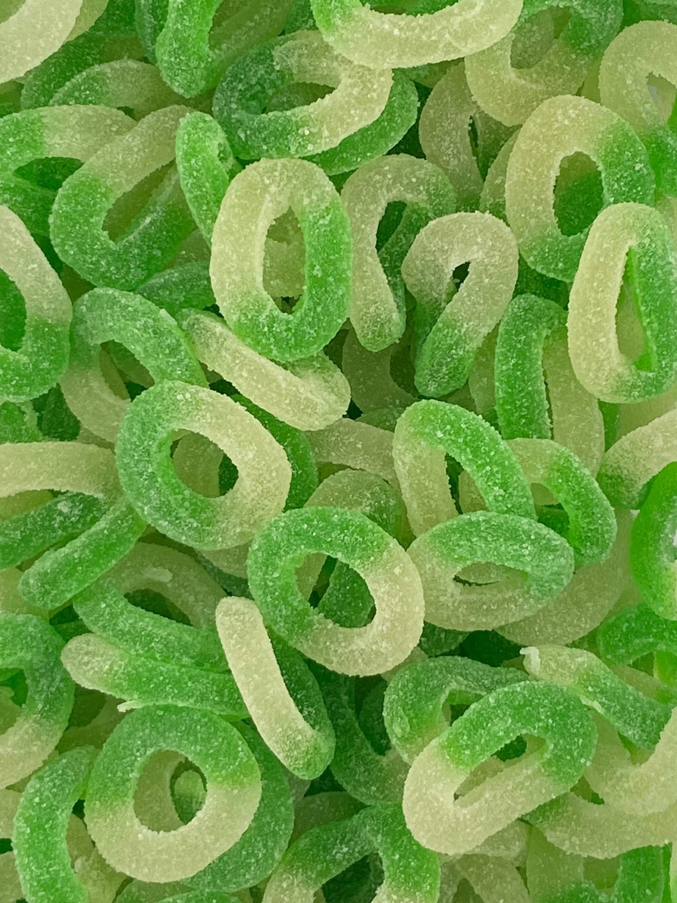 Bonbon Anneau Pomme Verte acidulée Bonbons