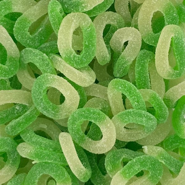 Bonbon Anneau Pomme Verte acidulée Bonbons