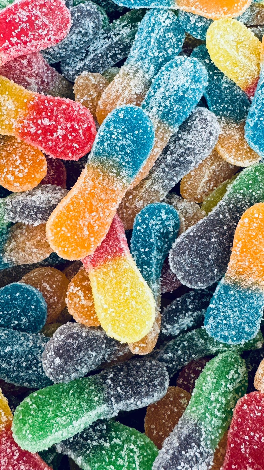 Bonbon Langues multicolores Bonbons