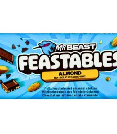 MrBeast Feastables Almond – Chocolat Noir aux Amandes Amérique
