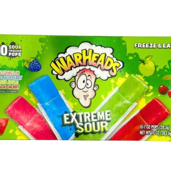 Warheads Freezer Pops Extreme Sour Challenge