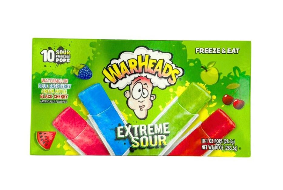 Warheads Freezer Pops Extreme Sour Challenge