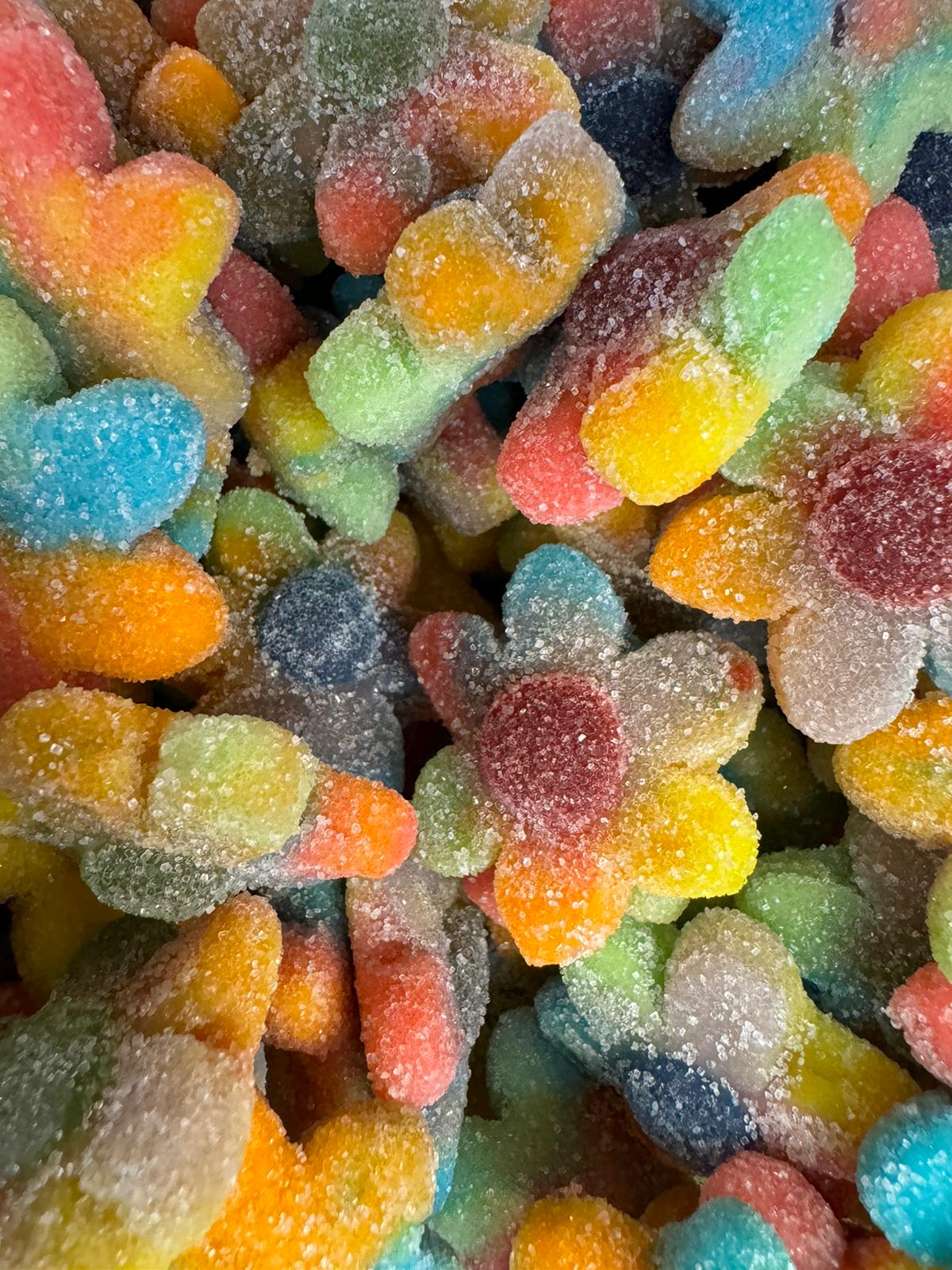 Bonbons Fleurs multicolores Bonbons