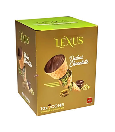 Lexus Dubai Chocolate Cones Chocolat Dubaï