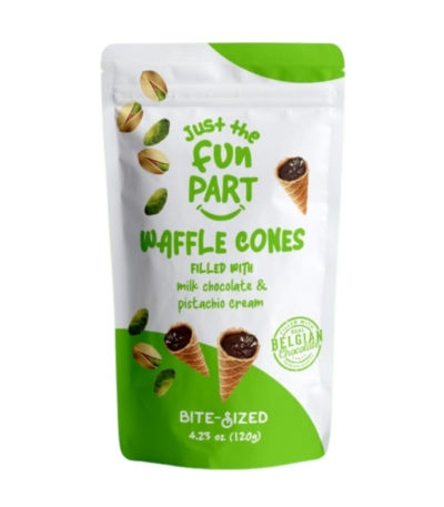 Waffle Cones Chocolat au Lait & Crème de Pistache Waffle Cone