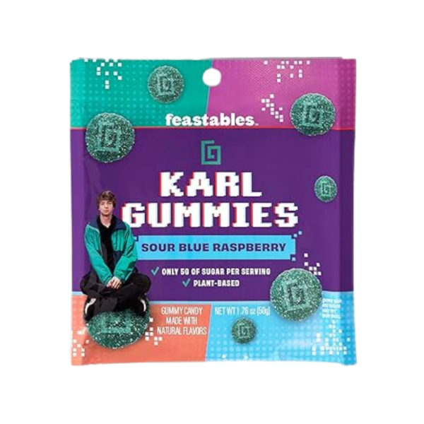 Karl Gummies Sour Blue Raspberry Amérique