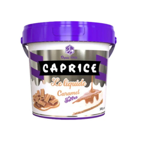Caprice – Crème Caramel Toffee (500gr) Pâte à tartiner
