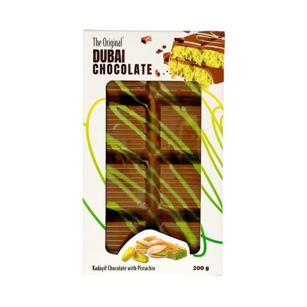 Chocolat Dubai Original au Pistache (200gr) Chocolat Dubaï