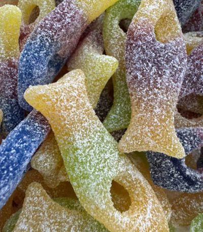Bonbons Poissons acidulées Bonbons