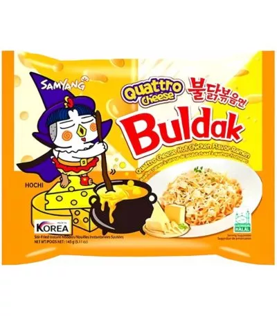 Buldak Quattro Cheese Asie