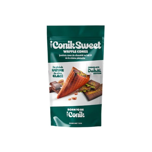 Cornets fourrés Chocolat Dubai Chocolat Dubaï